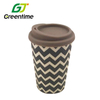 12 Oz Personalized Recycled Mini Reusable Takeaway Coffee Cups with Lids Sustainable