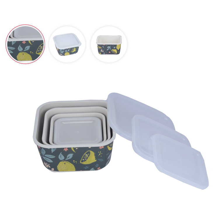 Planet Earth Recycled Reusable Bento Lunch Box Containers