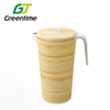 Eco Bamboo Water Jug Pitcher with Lid for Fridge